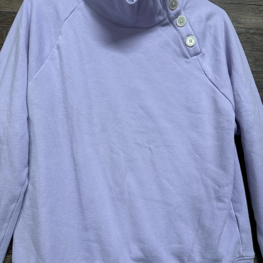 J. Crew Lavender Button-Detail Sweater - Picture 6 of 6